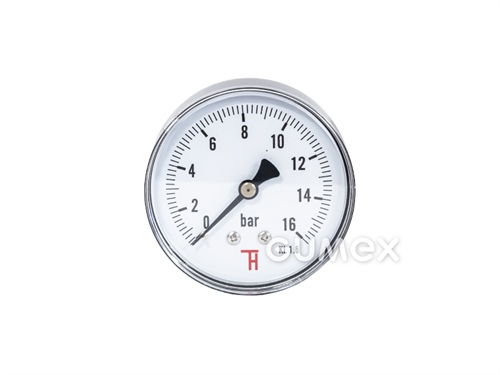 MANOMETER UND VAKUUMMETER STANDARD - ANSCHLUSS HINTEN